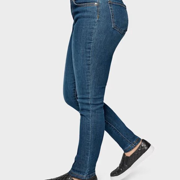 The Children’s Place Skinny Jeans Size 12 Dark Wash Denim Stretch Youth Pants - Picture 2 of 8